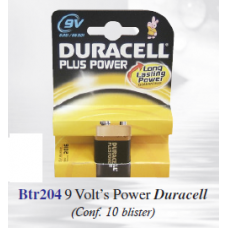 DURACELL POWER 9 VOLT'S (Cf 10 blister)